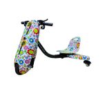Ryder Star Rs-R1 Sun Flower Grafiti Drift Car Elektrikli Kaykay Bluetooth Dirift Kar Hoverboard Scooter
