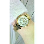 RYM-213055 QUARTZ KADIN KOL SAATİ - 2 YIL GARANTİ GOLD-BEYAZ