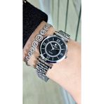 RYM-213055 QUARTZ KADIN KOL SAATİ - 2 YIL GARANTİ GÜMÜŞ-SİYAH