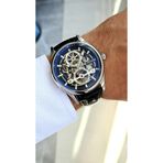 RYM-280267 ERKEK İSKELET OTOMATİK KOL SAATİ SS-BK
