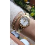 RYM-5037 ÇELİK KADIN KOL SAATİ - 2 YIL GARANTİ GOLD-BEYAZ