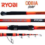Ryobi Cobia Telesurf 400CM 100-300GR Olta Kamışı - STD - Siyah - Turuncu