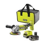 Ryobi RAG18125-1C40S One+ 18V 4 Ah 125 mm Akülü Avuç Taşlama