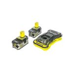 Ryobi RC18150-250 18 V 5Ah Çift Akülü Şarj Cihazı Set