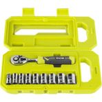 Ryobi RHRS10PC 1/4 10 Parça Cırcırlı Lokma Seti
