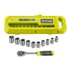 Ryobi RHRS11PC 3/8 11 Parça Cırcırlı Lokma Seti
