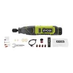 Ryobi RRT4-120GA15 15 Parça Aksesuarlı Akülü Gravür Seti