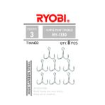 Ryobi RY-1130 Curve Point Treble No:3 Üçlü Olta İğnesi