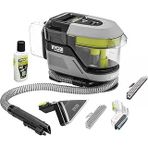 Ryobi V One + Akülü Tekstil Temizleyici Rdc18bl-0 (Kablosuz, Fırçasız, Esnek, 2'Si 1 Arada Yıkama Fırçası, 1000 Ml Temizleme Tankı, 600 Ml Kirli Su Tankı, Ev Araba Için, Akü Şarj