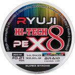 Ryuji Hi-Tech X8 300 m Standart - 0.27 mm Multi Color İp Misina