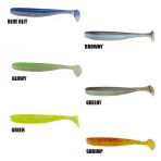 Ryuji Slim Shaker 10 cm 6 Adet Greeny Silikon Yem