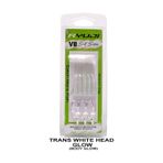 Ryuji V8 8cm 5.5gr Silikon Yem 3+5 Trans White Head Glow