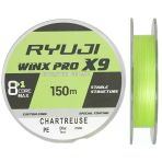 Ryuji Winx Pro X8+1 (X9) 150M Chartreuse Örgü - İp Misina 0.14Mm 10.2Kg