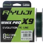 Ryuji Winx Pro X9 150MT 0.14MM Ip Misina Koyu Yeşil