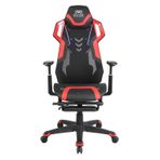 RYZE Techno-Cool Oyuncu Koltuğu - RGB - Siyah/Kırmızı 74x119-129x51 cm