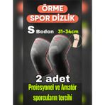 S beden 2 Li Set 3D Örme Sporcu Dizlik – Ağrı Azaltıcı, Diz Koruyucu Nefes Alabilir, Kompresyon Destekli, Kaymaz, voleybol, fitness, basketbol, doğa sporları