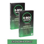S-Box Kayganlaştırıcılı 2'li Ekonomik Paket Prezervatif
