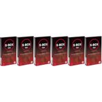 S-Box Red Kabartmalı Prezervatif 12'li x 6