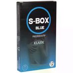 S BOX S Box 12 Li Prezervatif Klasik ( Blue )