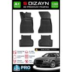 S-Dizayn Audi A4 3D Pro Havuzlu Paspas 2011-2016 A+ Kalite 3DS-SDZ244 - Siyah