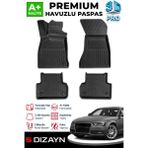 S-Dizayn Audi A4 3D Pro Havuzlu Paspas 2011-2016 A+ Kalite - Siyah