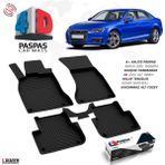 S-Dizayn Audi A4 4D Havuzlu Paspas 2016-2019 A+ Kalite - Siyah