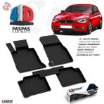 S-Dizayn Bmw 1 Serisi F20 4D Havuzlu Paspas 2011-2019 A+ Kalite - Siyah