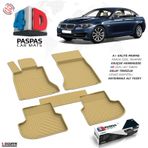 S Dizayn BMW 5 Serisi F10 X-DRİVE 4D 2013-2016 Bej Havuzlu Paspas