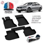 S-Dizayn Bmw 5 Serisi G30 4D Havuzlu Paspas 2017-2023 A+ Kalite - Siyah