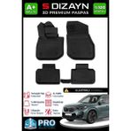 S-Dizayn Bmw Ix1 3D Pro Havuzlu Paspas 2024 Üzeri A+ Kalite 3DS-SDZ255 - Siyah