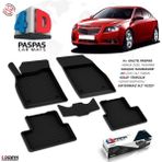 S-Dizayn Chevrolet Cruze 4D Havuzlu Paspas 2009-2019 A+ Kalite - Siyah