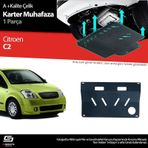 S-dizayn Citroen C2 Çelik Karter Muhafaza 2003-2009 A+ Kalite