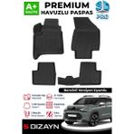 S-Dizayn Citroen C3 Aircross Benzinli 3D Pro Havuzlu Paspas 2025 Üzeri A+ Kalite - Renk - Siyah