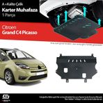 S-dizayn Citroen C4 G. Picasso Çelik Karter Muhafaza 2006-2013 A+ Kalite