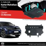 S-Dizayn Citroen C5 Aircross Çelik Karter Muhafaza Koruma 2017 Üzeri A+ Kalite