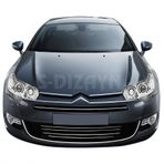 S-Dizayn Citroen C5 Krom Ön Tampon Çıtası 5 Prç 2008-2017