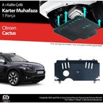 S-Dizayn Citroen Cactus Çelik Karter Muhafaza Koruma 2014 Üzeri A+ Kalite