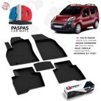 S-Dizayn Citroen Nemo 4D Havuzlu Paspas Siyah 2008-2017 A+ Kalite