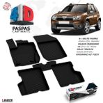 S-Dizayn Dacia Duster 4D Havuzlu Paspas 2009-2018 - Siyah