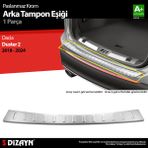 S-Dizayn Dacia Duster Krom Arka Tampon Eşiği 2018-2023