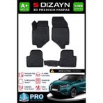 S-Dizayn Ds Ds3 Crossback 3D Pro Havuzlu Paspas 2018 Üzeri A+ Kalite 3DS-SDZ030 - Siyah