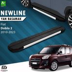 S-Dizayn Fiat Doblo 2 Uzun Şase Newline Aluminyum Yan Basamak 223 cm 2015-2023 A+ Kalite