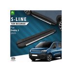 S-dizayn Fiat Doblo 3 S-line Krom Yan Basamak 203 Cm 2023 Üzeri A+ Kalite