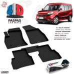 S-Dizayn Fiat Doblo 4D Havuzlu Paspas 2010 ve Üzeri A+Kalite - Siyah