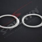 S Dizayn Fiat Doblo Krom Sis Far Çerçevesi 2 Prç 2006-2010