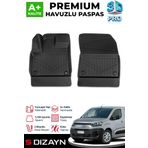 S-Dizayn Fiat Doblo Panelvan 3D Pro Havuzlu Paspas Ön 2'Li 2023 Üzeri A+ Kalite