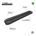S-Dizayn Fiat Doblo Uzun Şase S-Line Siyah Yan Basamak 223 Cm 2001-2010
