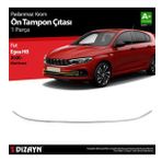 S-Dizayn Fiat Egea HB Krom Ön Tampon Çıtası 2020 Üzeri (Mat Krom)