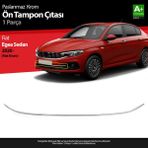 S-Dizayn Fiat Egea Sedan Krom Ön Tampon Çıtası 2020 Üzeri (Mat Krom)