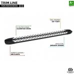 S-Dizayn Fıat Fıorıno 2008- 177 cm Trim Line Alüminyum Yan Basamak